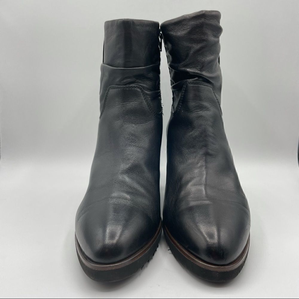 Rangoni Amalfi Black Leather Ankle Boots 10 - Picture 2 of 5